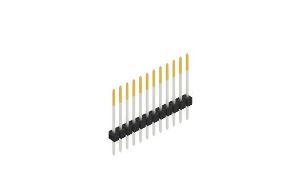 Fischer Elektronik Stiftleiste (Standard) Anzahl Reihen: 1 10046706 10St.