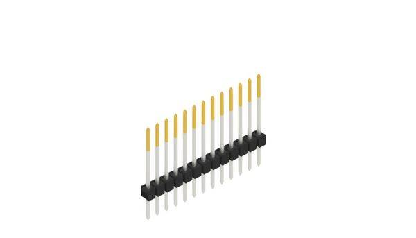 Fischer Elektronik Stiftleiste (Standard) Anzahl Reihen: 1 10046709 10St.