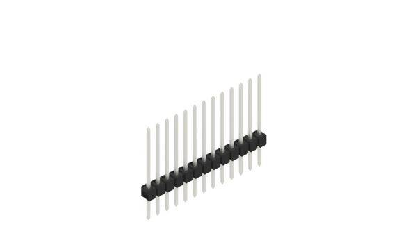 Fischer Elektronik Stiftleiste (Standard) Anzahl Reihen: 1 10046710 10St.