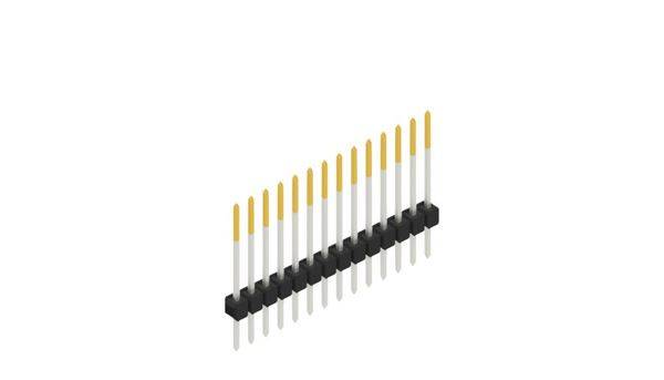 Fischer Elektronik Stiftleiste (Standard) Anzahl Reihen: 1 10046712 10St.