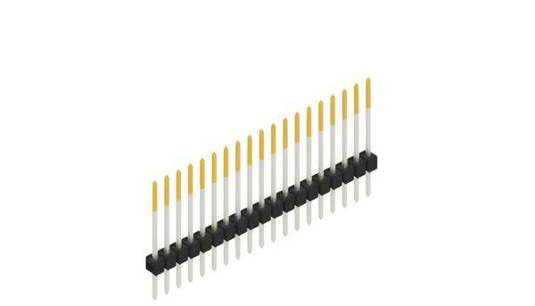 Fischer Elektronik Stiftleiste (Standard) Anzahl Reihen: 1 10046729 10St.