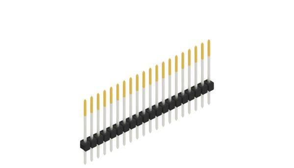 Fischer Elektronik Stiftleiste (Standard) Anzahl Reihen: 1 10046732 10St.