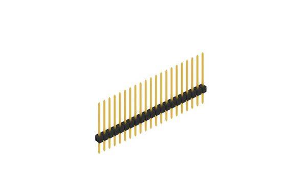Fischer Elektronik Stiftleiste (Standard) Anzahl Reihen: 1 10046734 10St.