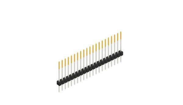 Fischer Elektronik Stiftleiste (Standard) Anzahl Reihen: 1 10046735 10St.