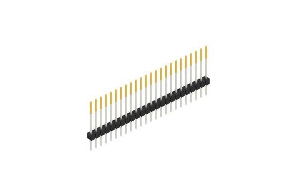 Fischer Elektronik Stiftleiste (Standard) Anzahl Reihen: 1 10046744 10St.