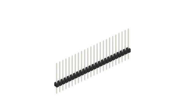 Fischer Elektronik Stiftleiste (Standard) Anzahl Reihen: 1 10046745 10St.