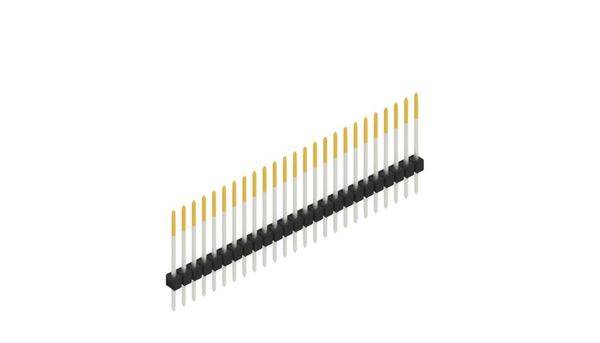 Fischer Elektronik Stiftleiste (Standard) Anzahl Reihen: 1 10046747 10St.