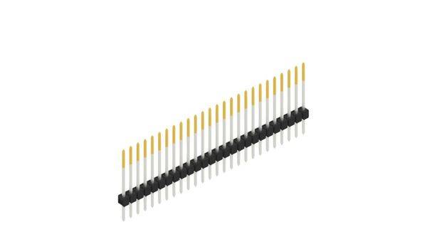 Fischer Elektronik Stiftleiste (Standard) Anzahl Reihen: 1 10046751 10St.