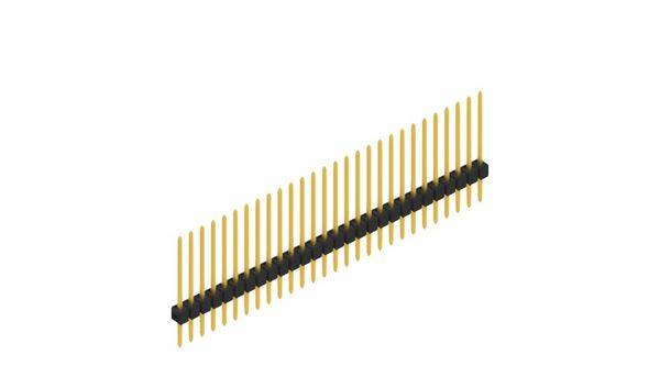 Fischer Elektronik Stiftleiste (Standard) Anzahl Reihen: 1 10046756 10St.