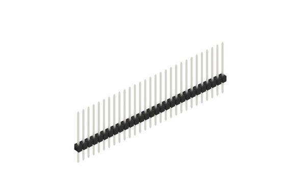 Fischer Elektronik Stiftleiste (Standard) Anzahl Reihen: 1 10046762 10St.