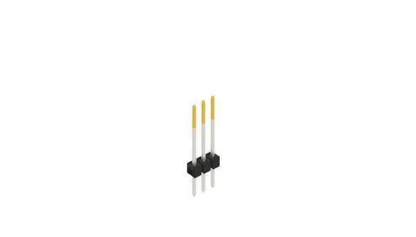 Fischer Elektronik Stiftleiste (Standard) Anzahl Reihen: 1 10046678 10St.