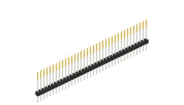 Fischer Elektronik Stiftleiste (Standard) Anzahl Reihen: 1 10046784 10St.