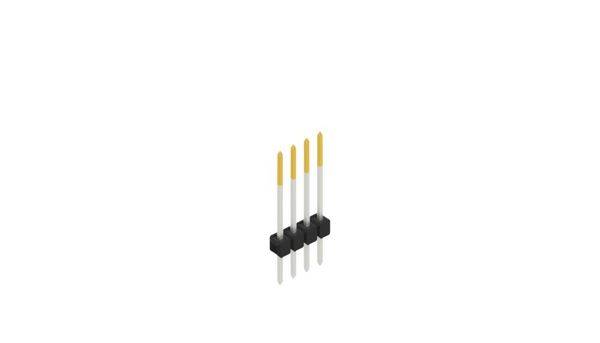 Fischer Elektronik Stiftleiste (Standard) Anzahl Reihen: 1 10046681 10St.