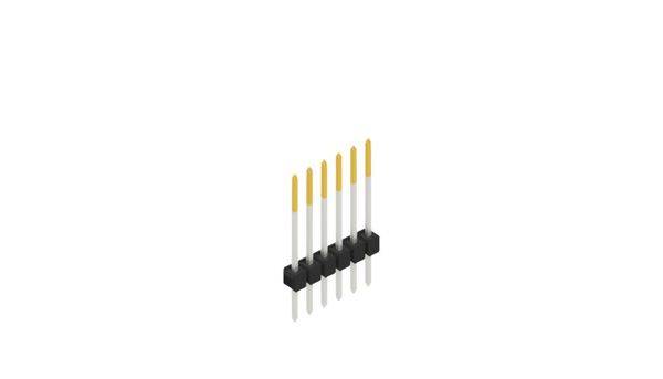 Fischer Elektronik Stiftleiste (Standard) Anzahl Reihen: 1 10046687 10St.