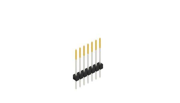 Fischer Elektronik Stiftleiste (Standard) Anzahl Reihen: 1 10046690 10St.