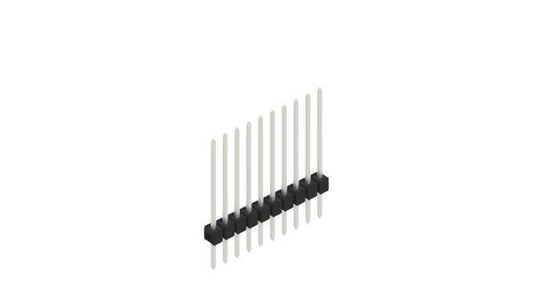 Fischer Elektronik Stiftleiste (Standard) Anzahl Reihen: 1 10046817 10St.
