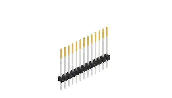 Fischer Elektronik Stiftleiste (Standard) Anzahl Reihen: 1 10046826 10St.