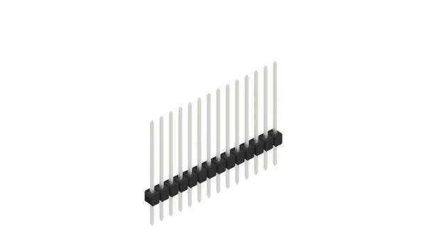 Fischer Elektronik Stiftleiste (Standard) Anzahl Reihen: 1 10046830 10St.