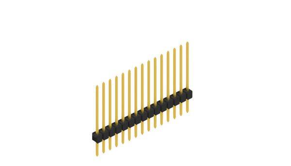 Fischer Elektronik Stiftleiste (Standard) Anzahl Reihen: 1 10046831 10St.