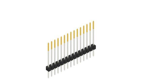 Fischer Elektronik Stiftleiste (Standard) Anzahl Reihen: 1 10046833 10St.