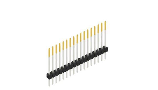 Fischer Elektronik Stiftleiste (Standard) Anzahl Reihen: 1 10046839 10St.