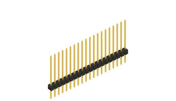Fischer Elektronik Stiftleiste (Standard) Anzahl Reihen: 1 10046848 10St.