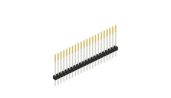 Fischer Elektronik Stiftleiste (Standard) Anzahl Reihen: 1 10046856 10St.