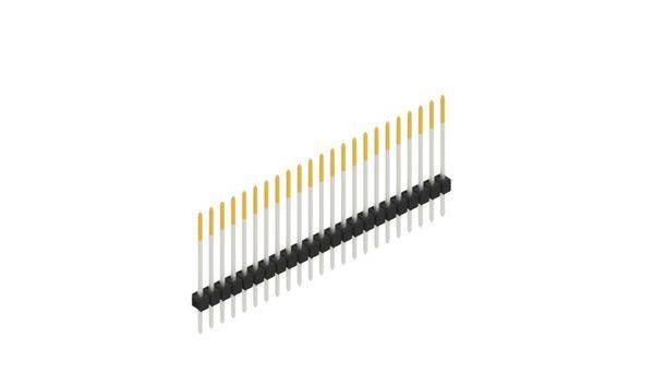 Fischer Elektronik Stiftleiste (Standard) Anzahl Reihen: 1 10046859 10St.