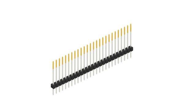 Fischer Elektronik Stiftleiste (Standard) Anzahl Reihen: 1 10046869 10St.