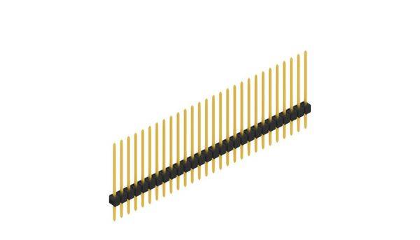 Fischer Elektronik Stiftleiste (Standard) Anzahl Reihen: 1 10046874 10St.