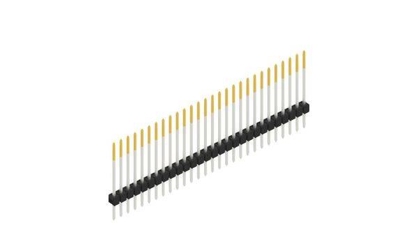 Fischer Elektronik Stiftleiste (Standard) Anzahl Reihen: 1 10046875 10St.