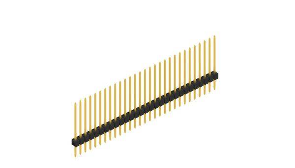 Fischer Elektronik Stiftleiste (Standard) Anzahl Reihen: 1 10046877 10St.