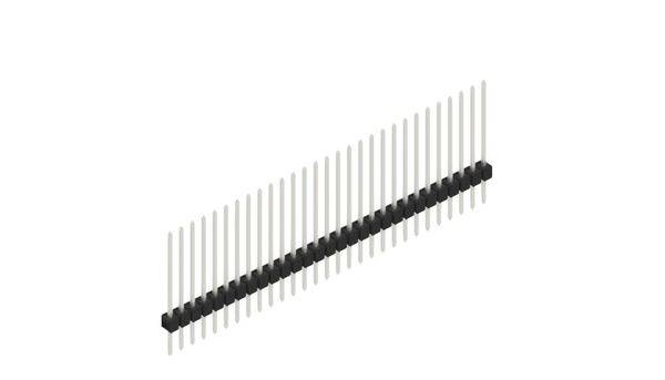 Fischer Elektronik Stiftleiste (Standard) Anzahl Reihen: 1 10046879 10St.
