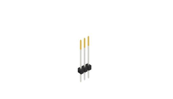 Fischer Elektronik Stiftleiste (Standard) Anzahl Reihen: 1 10046794 10St.