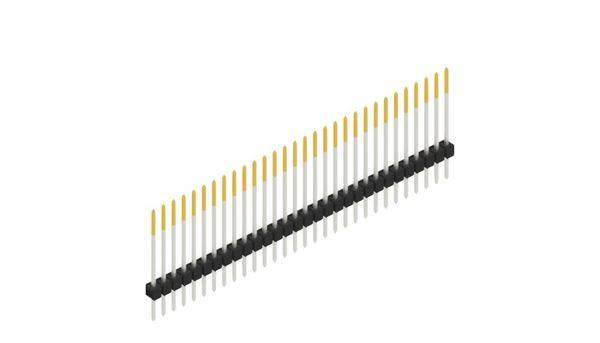 Fischer Elektronik Stiftleiste (Standard) Anzahl Reihen: 1 10046881 10St.