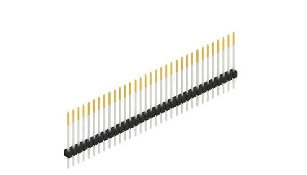 Fischer Elektronik Stiftleiste (Standard) Anzahl Reihen: 1 10046891 10St.