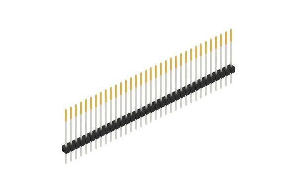 Fischer Elektronik Stiftleiste (Standard) Anzahl Reihen: 1 10046894 10St.