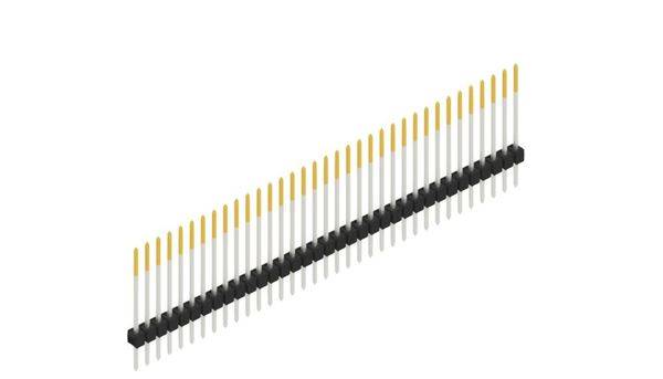 Fischer Elektronik Stiftleiste (Standard) Anzahl Reihen: 1 10046898 10St.