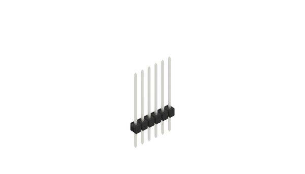 Fischer Elektronik Stiftleiste (Standard) Anzahl Reihen: 1 10046804 10St.