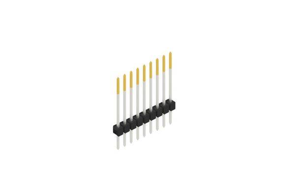 Fischer Elektronik Stiftleiste (Standard) Anzahl Reihen: 1 10046813 10St.