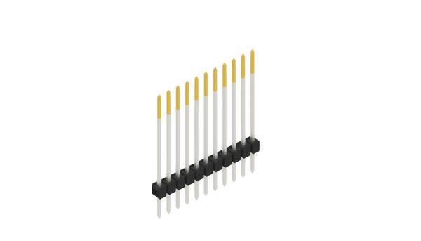Fischer Elektronik Stiftleiste (Standard) Anzahl Reihen: 1 10046939 10St.