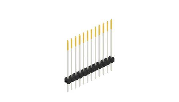 Fischer Elektronik Stiftleiste (Standard) Anzahl Reihen: 1 10046942 10St.
