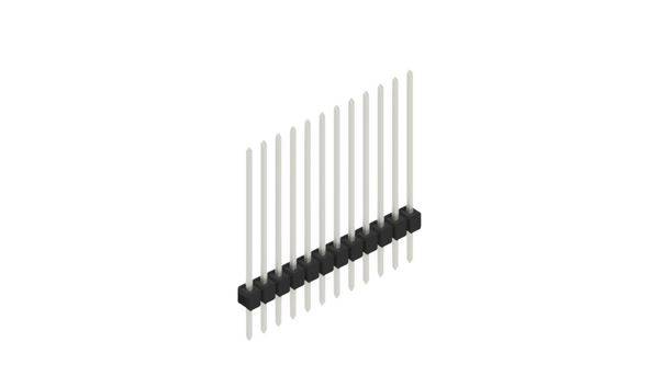Fischer Elektronik Stiftleiste (Standard) Anzahl Reihen: 1 10046943 10St.