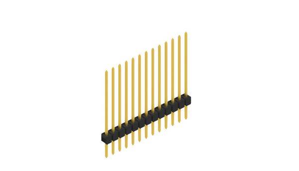 Fischer Elektronik Stiftleiste (Standard) Anzahl Reihen: 1 10046944 10St.