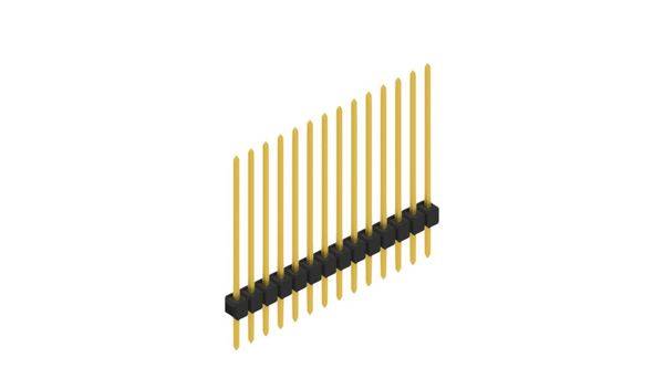 Fischer Elektronik Stiftleiste (Standard) Anzahl Reihen: 1 10046947 10St.
