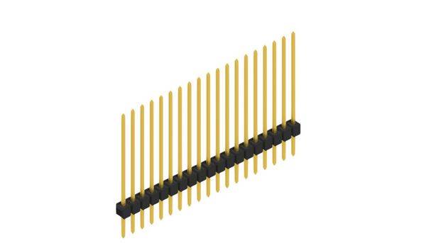 Fischer Elektronik Stiftleiste (Standard) Anzahl Reihen: 1 10046964 10St.