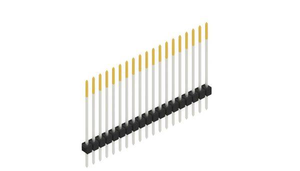 Fischer Elektronik Stiftleiste (Standard) Anzahl Reihen: 1 10046965 10St.