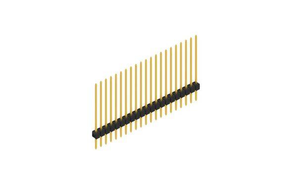 Fischer Elektronik Stiftleiste (Standard) Anzahl Reihen: 1 10046970 10St.