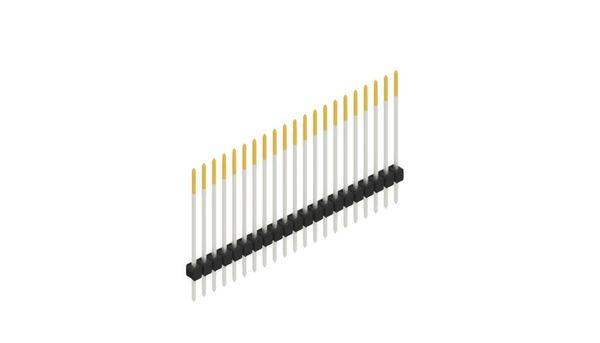 Fischer Elektronik Stiftleiste (Standard) Anzahl Reihen: 1 10046972 10St.