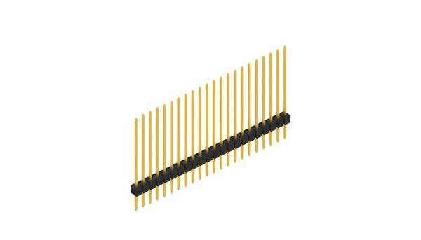 Fischer Elektronik Stiftleiste (Standard) Anzahl Reihen: 1 10046974 10St.